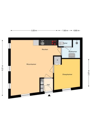 Floorplan - Molenstraat 2, 7471 CL Goor