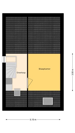 Floorplan - Nijmansbos 61, 7543 GK Enschede