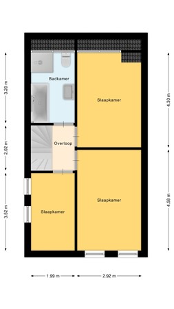 Floorplan - Het Reef 4, 7471 AA Goor