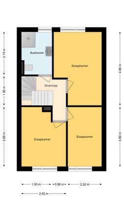 Floorplan - De Koperwiek 77, 7609 GV Almelo