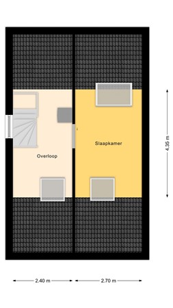 Floorplan - De Koperwiek 77, 7609 GV Almelo