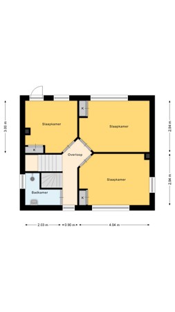 Floorplan - Irisstraat 6, 7471 AV Goor