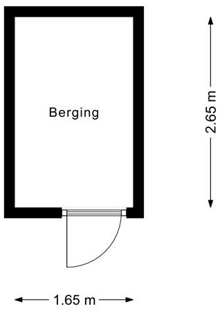 Floorplan - Molenstraat 4A, 7471 CL Goor