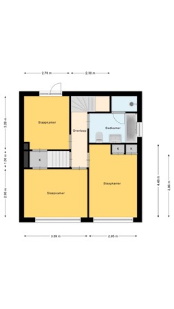 Floorplan - Kwartelstraat 16, 7471 EA Goor