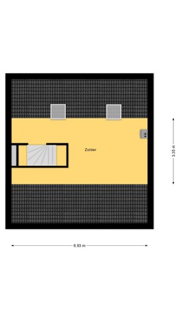 Floorplan - Kwartelstraat 16, 7471 EA Goor