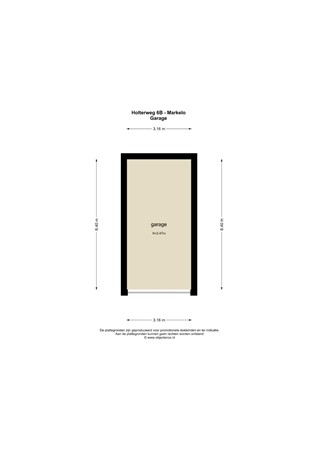 Floorplan - Holterweg 6B, 7475 AV Markelo