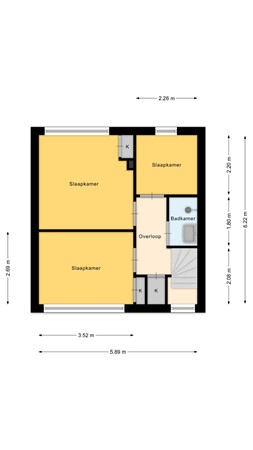 Floorplan - Prinses Irenestraat 22, 7475 BW Markelo