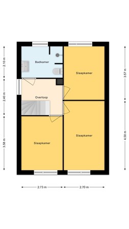 Floorplan - Binnenhagen 20, 7471 CV Goor