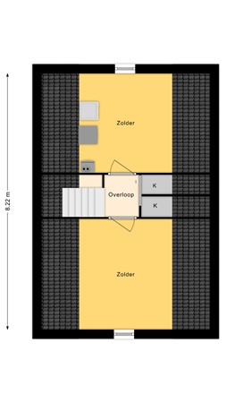 Floorplan - Binnenhagen 20, 7471 CV Goor