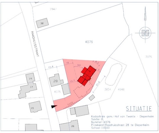 Floorplan - Raadhuisstraat 28A, 7478 AG Diepenheim