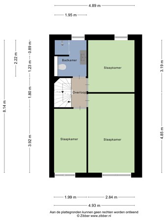 Plattegrond - Leeuwerikenstraat 10, 4461 RD Goes - 477122_2D_Eerste_Verdieping_Leeuwerikenstraat_10_Goes_02.jpg