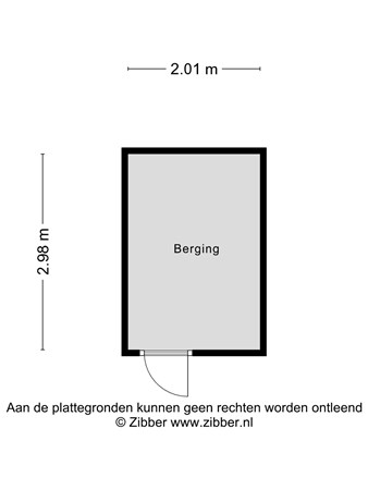 Plattegrond - Leeuwerikenstraat 10, 4461 RD Goes - 477122_2D_Berging_Leeuwerikenstraat_10_Goes_04.jpg