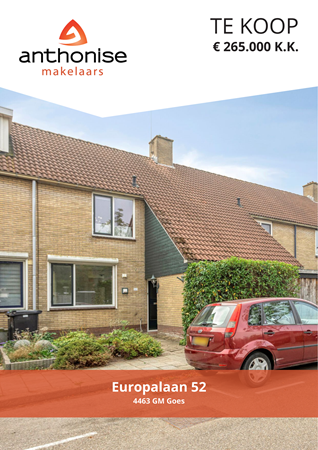 Brochure - Europalaan 52, 4463 GM GOES (2) - Europalaan 52, 4463 GM Goes