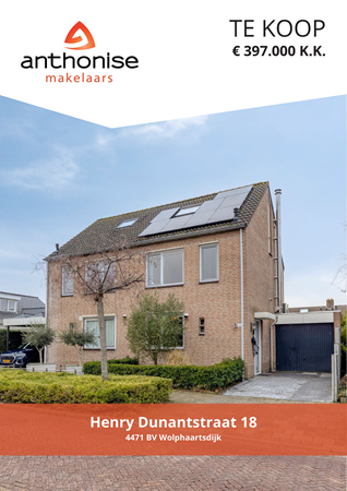 Brochure - Henry Dunantstraat 18, 4471 BV WOLPHAARTSDIJK (1) - Henry Dunantstraat 18, 4471 BV Wolphaartsdijk