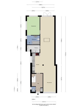 Plattegrond - Zandkreekstraat 5, 4456 AL Lewedorp - 187954726_1670995_zandk_begane_grond_first_design_20260722_b66319.jpg