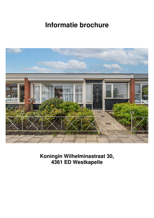 Brochure preview - Informatie brochure Koningin Wilhelminastraat 30 Westkapelle.pdf