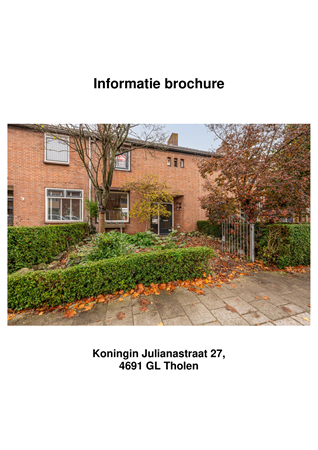 Brochure preview - Informatie brochure Kon Julianastraat 27 Tholen.pdf