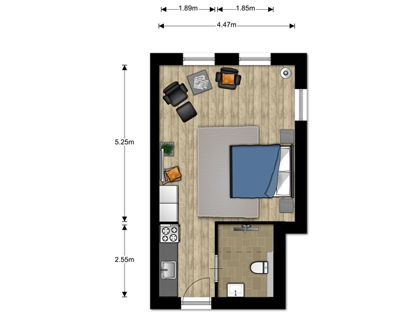 Smidsstraat 13B, 4374 AT Zoutelande - kamer-4.png