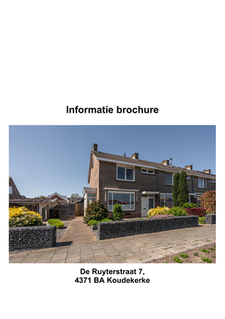 Brochure preview - Informatie brochure De Ruyterstraat 7 Koudekerke.pdf