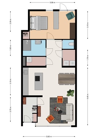 Breukelsestraat 47A, 5281 HB Boxtel - plat app 2.jpg
