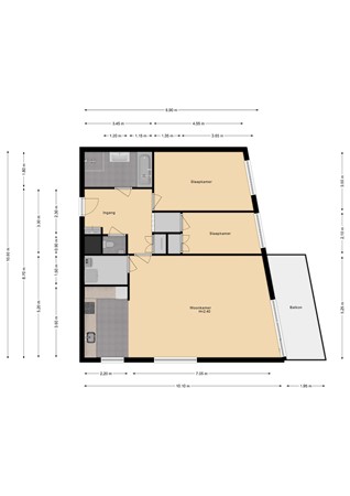 Floor plan - Mien Ruyspark 32, 2343 MZ Oegstgeest 