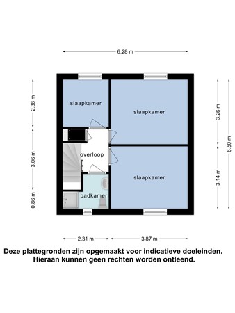 Floorplan - Vlasaardstraat 21, 6017 CH Thorn