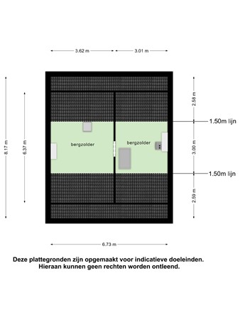 Floorplan - Vlasaardstraat 22, 6017 CG Thorn