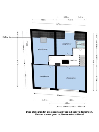 Floorplan - Steenweg 37a, 6131 BC Sittard