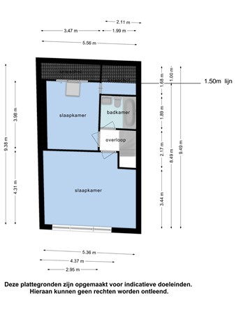 Floorplan - Steenweg 35a, 6131 BC Sittard