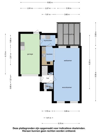 Floorplan - Rector Hendrixstraat 33, 6051 JK Maasbracht