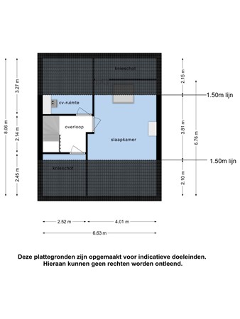 Floorplan - Prins Constantijnlaan 4, 6241 GH Bunde