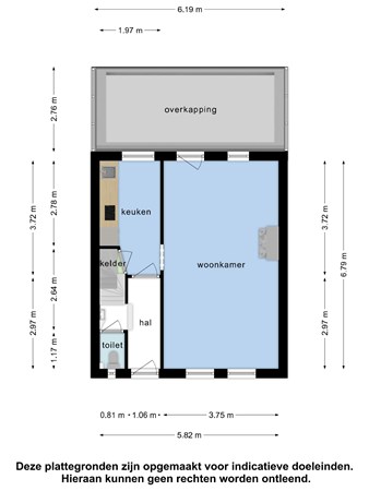 Floorplan - Emmalaan 10, 6051 BC Maasbracht