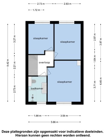 Floorplan - Bandstraat 15, 6121 ZH Born