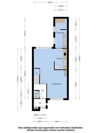 Floorplan - Bandstraat 15, 6121 ZH Born