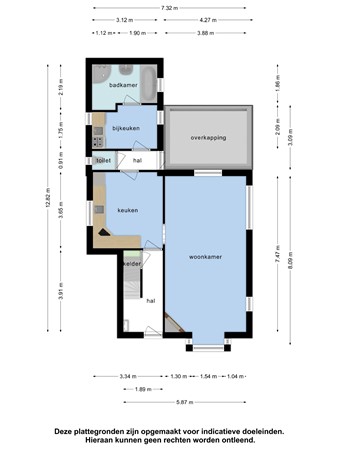 Floorplan - Hofstraat 2, 6019 CB Wessem