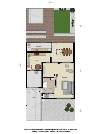 Floorplan - Giekstraat 16, 6051 LA Maasbracht