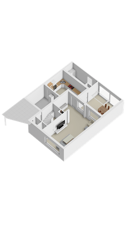 Floorplan - Giekstraat 16, 6051 LA Maasbracht