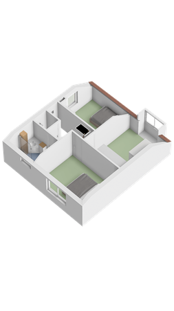 Floorplan - Giekstraat 16, 6051 LA Maasbracht