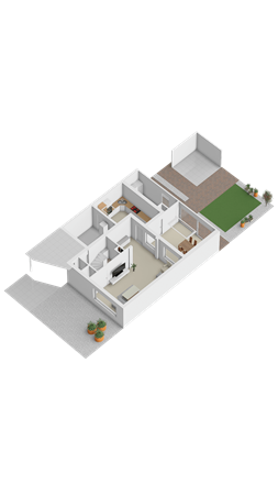 Floorplan - Giekstraat 16, 6051 LA Maasbracht