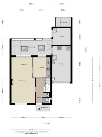 Floorplan - Rubdelstraat 11, 6255 AR Noorbeek