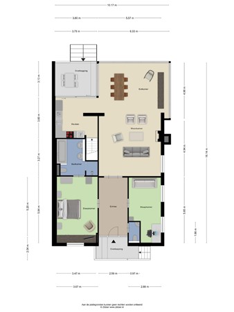 Floorplan - Iepenlaan 18, 6241 AE Bunde