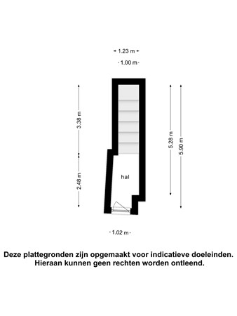 Floorplan - Steenweg 35a, 6131 BC Sittard