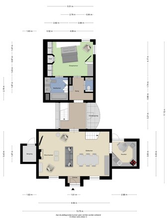 Floorplan - Cypressenhoven 17, 6225 GB Maastricht