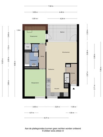 Floorplan - Barbarapad 80, 6432 AJ Hoensbroek