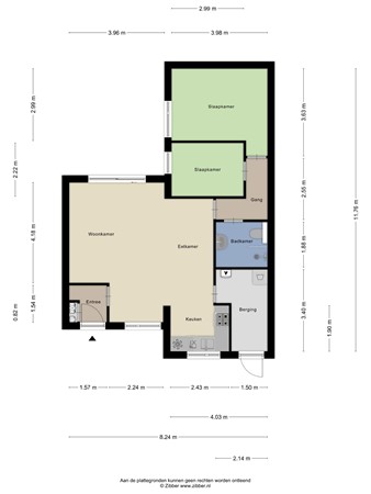 Floorplan - Roefstraat 12, 6051 LS Maasbracht