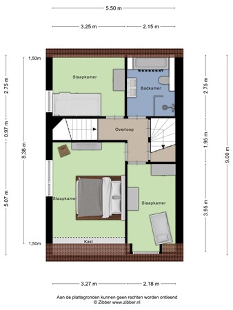 Floorplan - Beatrixlaan 6, 6051 NA Maasbracht
