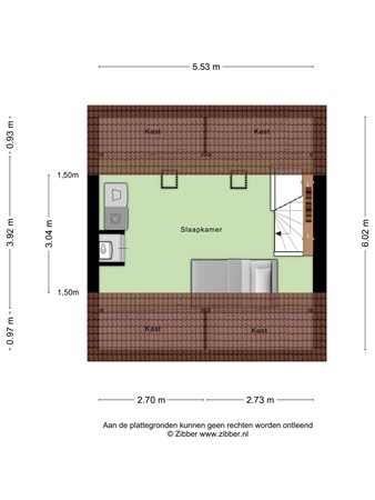 Floorplan - Beatrixlaan 6, 6051 NA Maasbracht