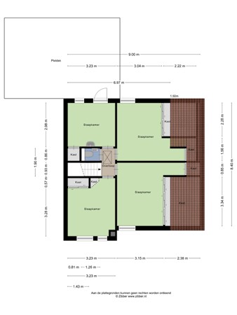 Floorplan - Bosserhoflaan 7, 6051 NE Maasbracht