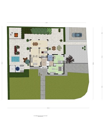 Floorplan - Wilgenlaan 13, 6051 BP Maasbracht