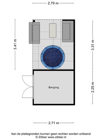 Floorplan - Wilgenlaan 13, 6051 BP Maasbracht